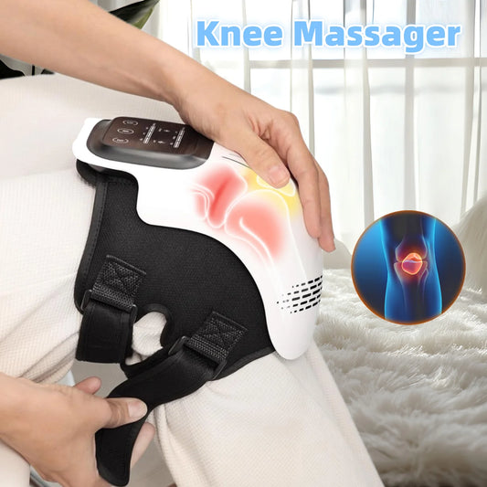 Smart Infrared Knee Massager with Heat & Vibration – Deep Kneading Pain Relief Therapy