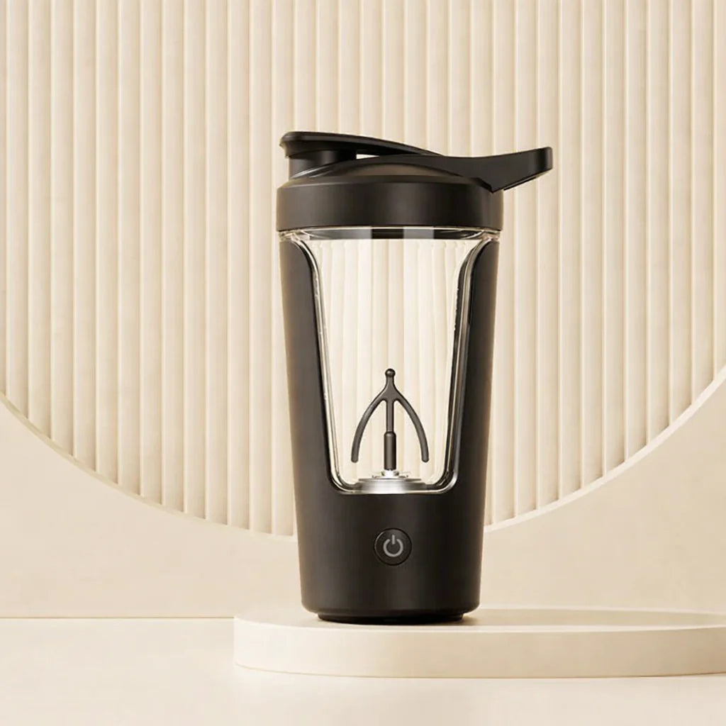 Electric Protein Shaker Bottle – 400ml with USB Rechargeable Motor
