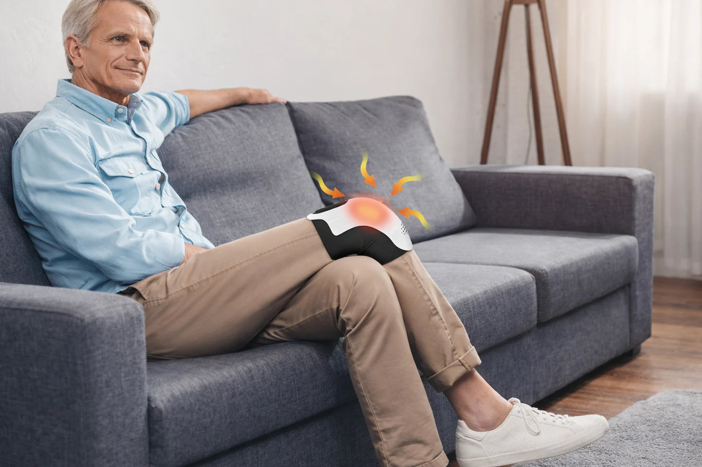 Smart Infrared Knee Massager with Heat & Vibration – Deep Kneading Pain Relief Therapy