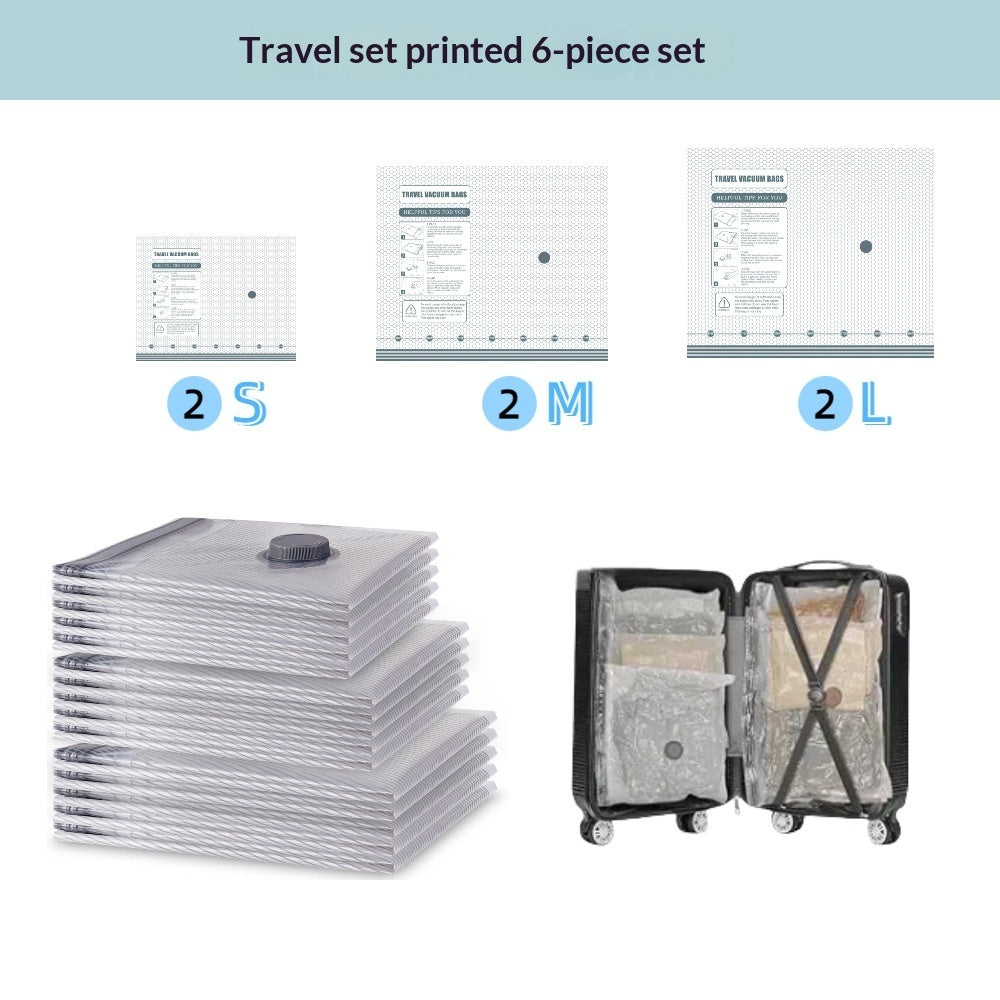 Vacuum Compression Storage Bags Travel Set