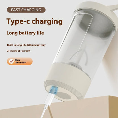 Electric Protein Shaker Bottle – 400ml with USB Rechargeable Motor